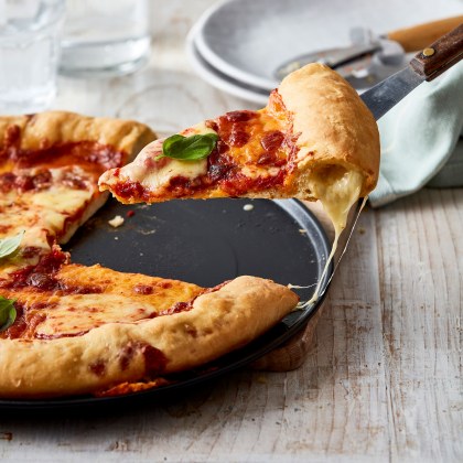 Stuffed Crust Margherita Pizza